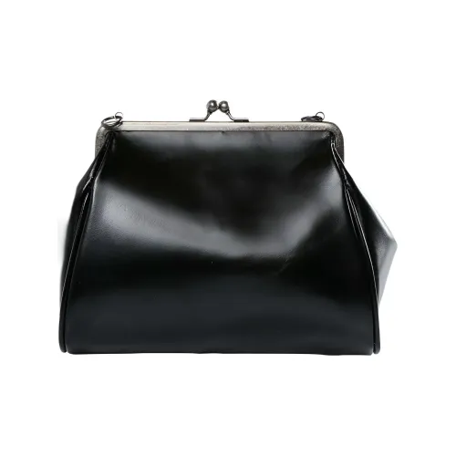 Yohji Yamamoto Коровья кожа Сумка через плечо Женская Черная