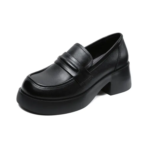 H2 Модный Легкий Британский стиль Универсальный Повседневный Женские Без подкладки Лоферы Женские