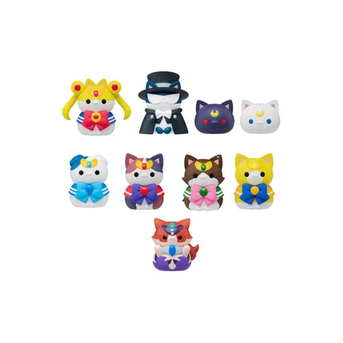MegaHouse MH Яйцо Коробки Сейлор Мун Кошка Фигурки Слепые Коробки Один Blind Коробка Полная Коробка 9 шт