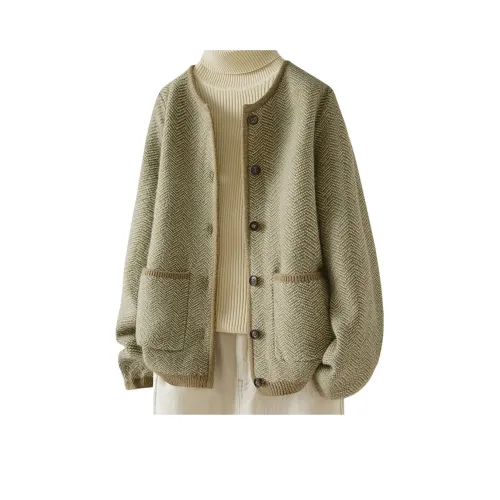 IHIMI Трикотаж Женский Горчичный Зеленый