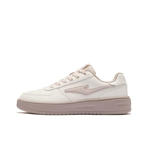 Erke Air Force One Скейтборд Кроссовки Низкие Микрокристаллический Белый Окрашенный Серый Женские