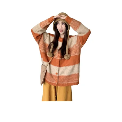 OURUOKE Апельсин Женская Трикотажная