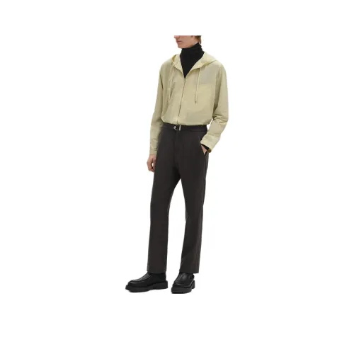 HERMES Темно-серые мужские брюки для костюма