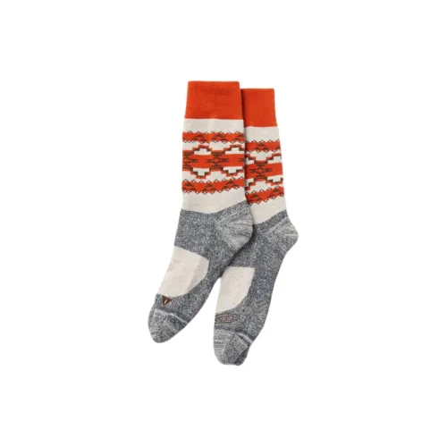 Keen 1 Pack Orange Unisex MID Shin Socks