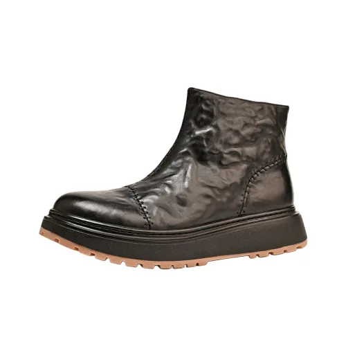 LEYGMENLG Ботильоны 3 см Мужской Черный