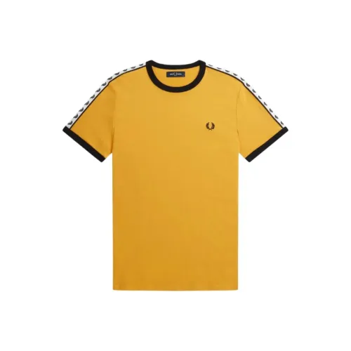 FRED PERRY Желтые Мужские Футболки