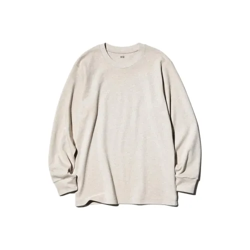 UNIQLO Бежевый Унисекс T-рубашки