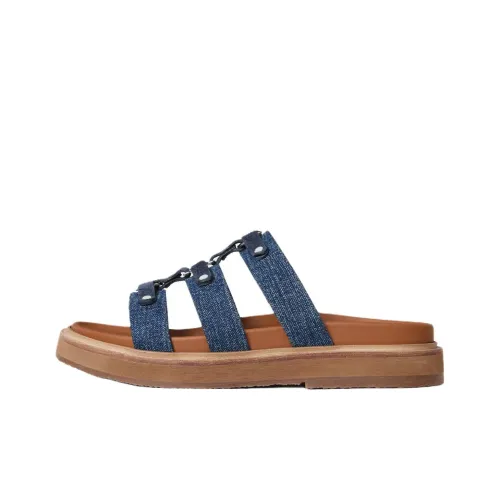 CELINE Rubber Slide Тапочки Женские Синие