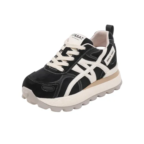 ST SAT Повседневная обувь увеличивающая высоту низкий топ немецкие армейские кроссовки женские