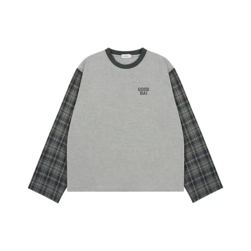 GOOD BAI Фотиния Серый Клетчатый Женская T-Рубашка