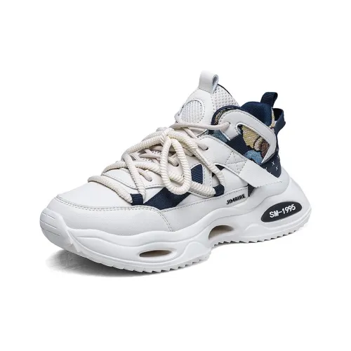 King Jinmai Высокие модные массивные кроссовки для мужчин