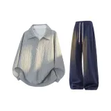 Серый + Темно-синий