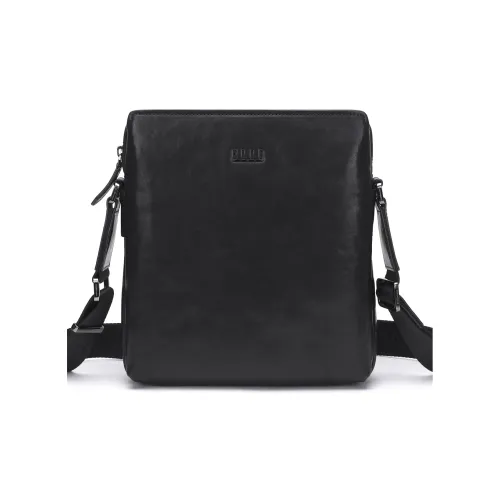 ELLE HOMME Сумка через плечо из коровьей кожи мужская черная