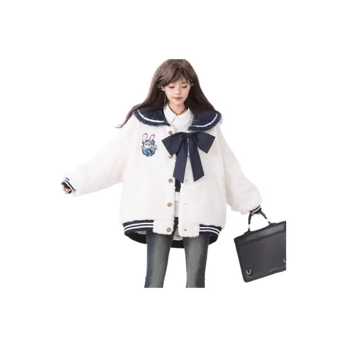 OURUOKE Белый Женский Пуховик