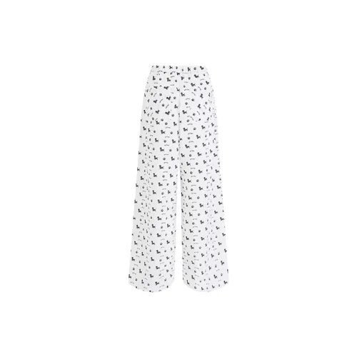 OURUOKE Белый Женские Повседневные Штаны