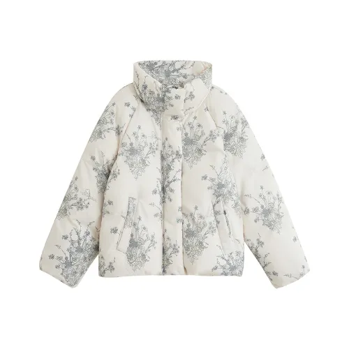 Inman Бежевый Абрикос Женские Пуховики