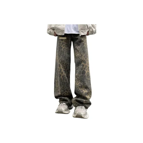 Freshclean Леопардовый принт Унисекс Джинсы