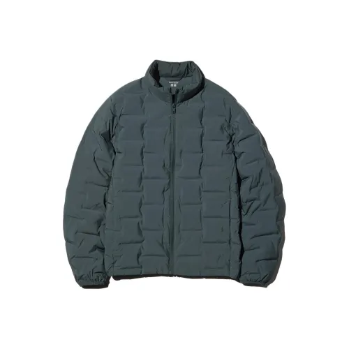 UNIQLO Зеленый Мужской Пуховик