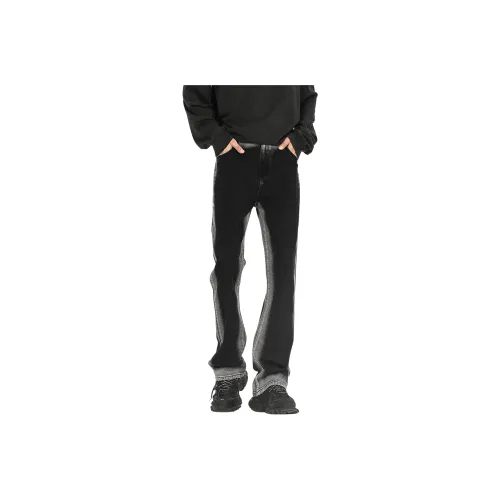 Zomuros Черные Унисекс Джинсы