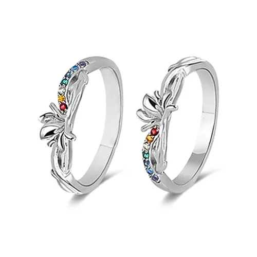 DVNRR Кольца с кубическим цирконием Женские