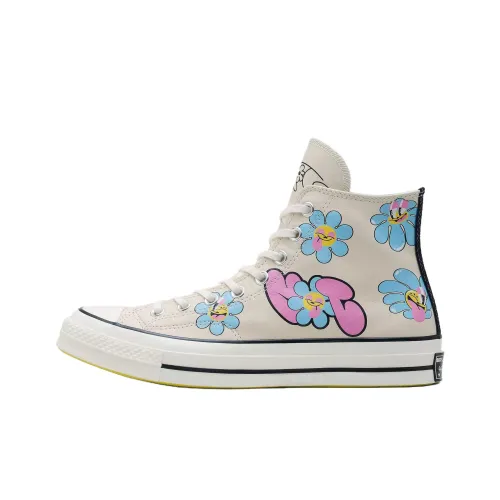 MARC JACOBS Hattie Stewart X CONVERSE Коллаборация Chuck 70 High Топ Скейтборд Кроссовки Унисекс Экрю