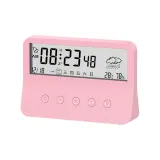 Розовый Батарейка Модель [Включает обратный отсчет + дисплей температуры и влажности]