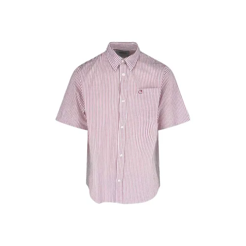 Carhartt WIP Красный Белый Мужская Рубашка