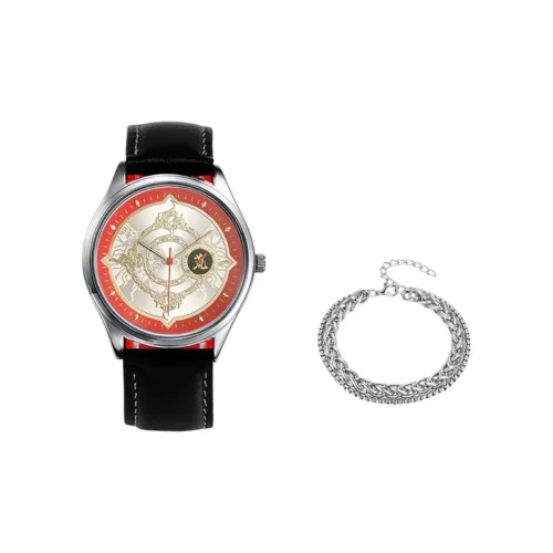 Ингюнши Перфект Уорлд Юность Тхей Мэдж Кварцевый механизм Натуральная кожа Ремешок Часы Унисекс Серебристый циферблат MZTKN 208