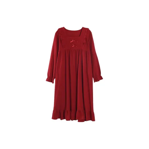 FENTENGCARE Red Women's Nightwear
