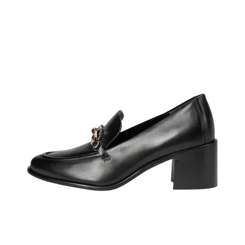 Tory Burch Jessa Грубый каблук Высокие каблуки Женские Черный