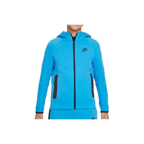 Nike Детская одежда Full Zip Hoodie Куртки Пальто Детский Синий