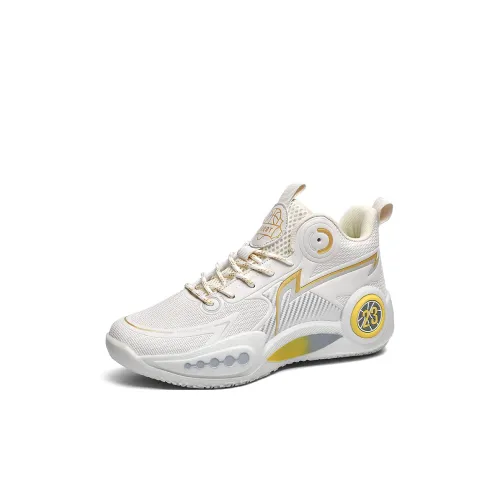 MUSHILANDI Амортизация устойчивость к истиранию дышащий высокий топ детские баскетбольные кроссовки унисекс