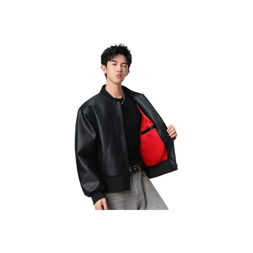 ALang Studio Кожа Куртка Унисекс