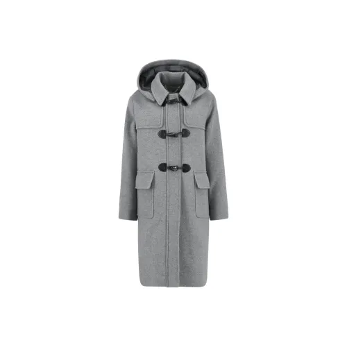 BARBOUR Light Gray Women's Coat BARBOUR Светлый Серый Женский Пальто
