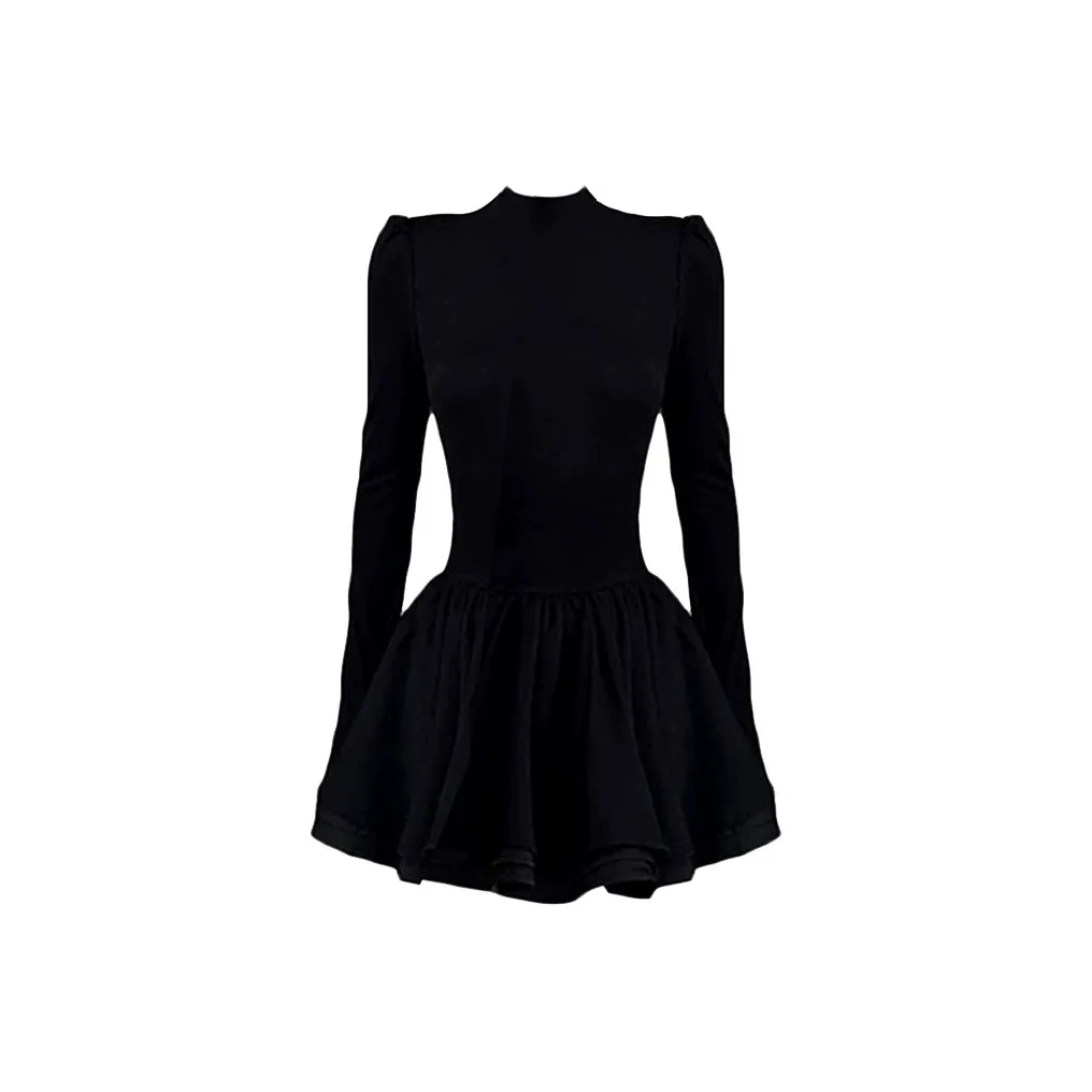 sandro joana belted pleated-hem dress Sandro Joana Belted Pleated Hem Dress
