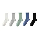 5 пачек (Белый + Светло-серый + Гороховый зеленый + Темно-синий + Черный)