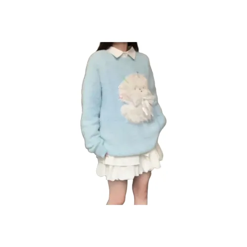 GOSO Синий Свитер Женские Трикотаж