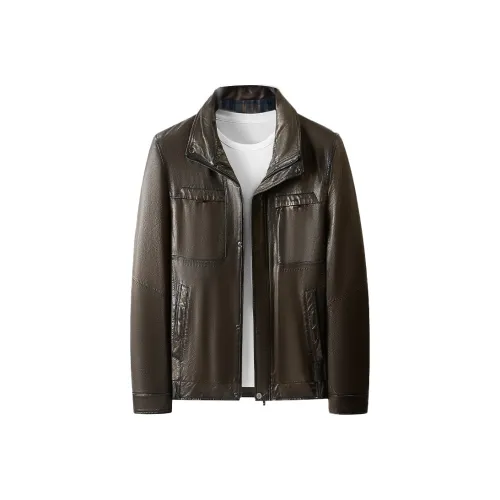 Vintage Cars Кожаная куртка Мужская