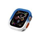 Синий Белый [Силиконовый Защитный Чехол]