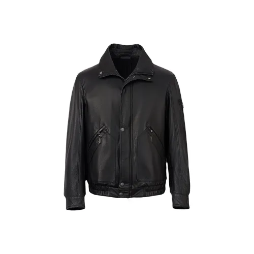 AHCN Натуральная кожа куртка мужская