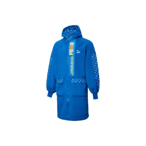 PUMA Каменный Синий Унисекс Бархатные Куртки