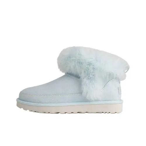UGG Classic Novelty Термостойкие Снежные Ботинки Женские Синие