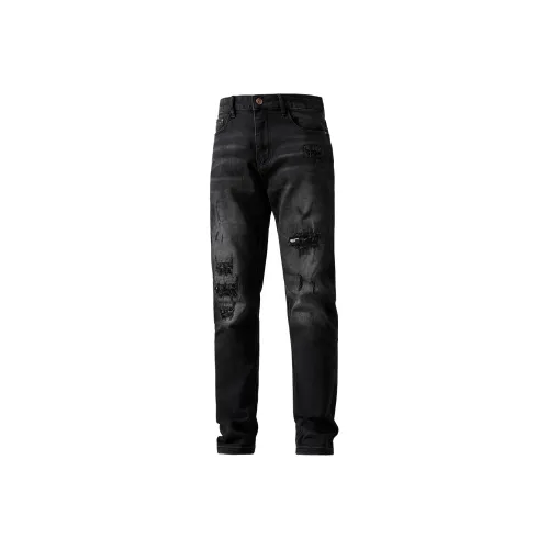 Lee Cooper Мужские Черные Джинсы