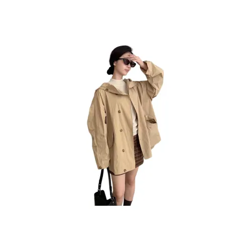 JOPPTI Khaki Женская тренч-куртка