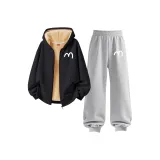 [Thickened и с флисовой подкладкой] M Curve K Черный + M Curve K Серый