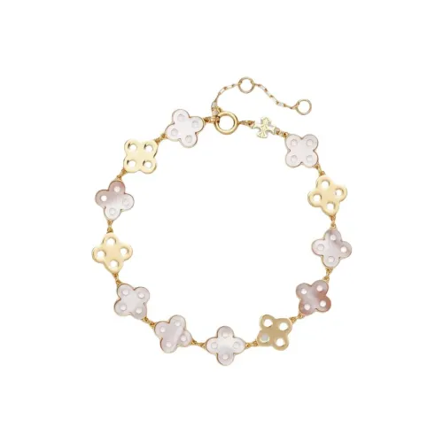 TORY BURCH Brass Bracelets Унисекс Золото Розовый