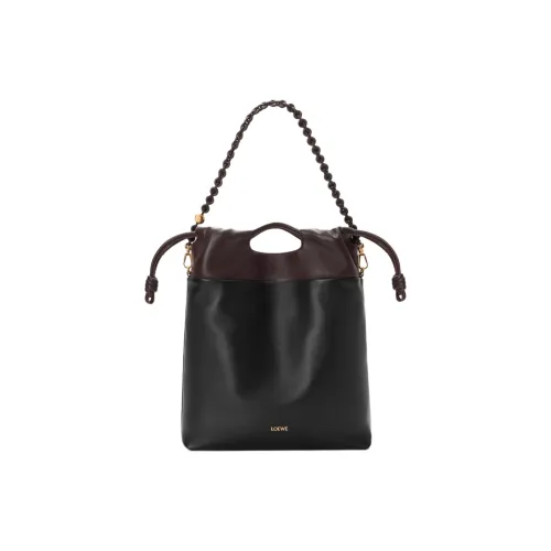 LOEWE Flamenco Овчина Сумка Женская Черная