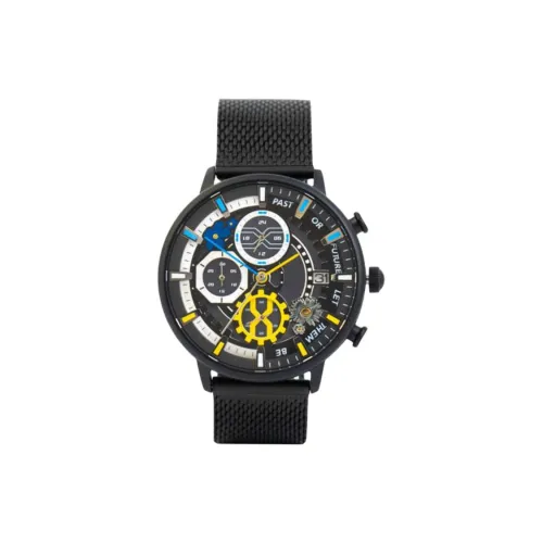 Xingyunshi Свет Поставленный Кварцевый Механизм Унисекс Часы 42 мм Черный