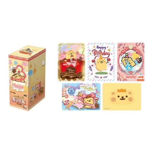 KAYOU Медвежонок Bug Карта Чудо Коллекция Bug День рождения Карта IP Аниме Карточки 2 шт 10 пачек Целая коробка