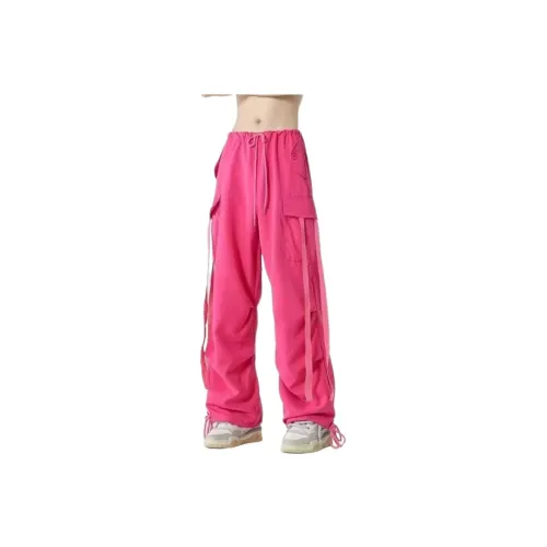 TONYBEAR Pink Women's Casual Pants TONYBEAR Розовые Женские Повседневные Штаны